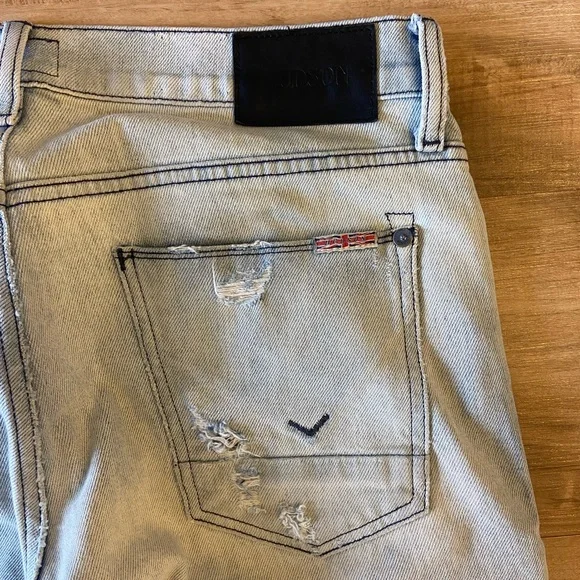 Hudson Jeans Men Size 31 Light Wash Denim Straight - Picture 7 of 7